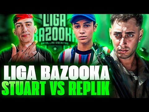 ✨ ESTO ES PURO ARTE ✨ BLON REACCIONA A REPLIK VS STUART | LIGA BAZOOKA