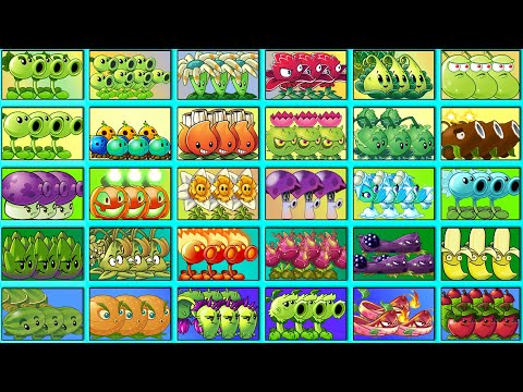 Random 30 Plants Power Up Battlez - Who Will Win? - PvZ 2 Plant vs Plant