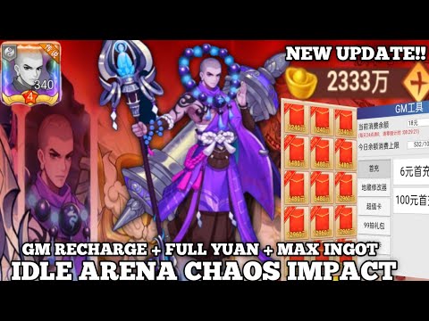 Idle Arena Chaos Impact + Free Recharge Mode GM + Full Ingots & Max VIP