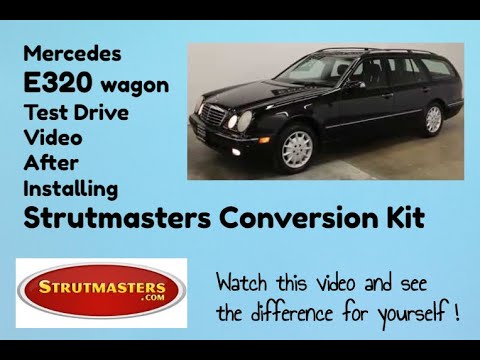 Mercedes E320 Wagon Handles Great With Rear Strutmasters Kit Installed