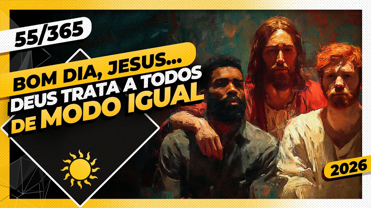 DEUS TRATA A TOODS DE MODO IGUAL - Bom dia, Jesus! 55/365 (2026)
