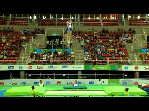 HANCHAROU Uladzislau (BLR) - 2016 Olympic Test Event, Rio (BRA) - Individual Final Trampoline Routi