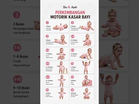 Bayi Kamu Sudah di Tahap Mana? Perkembangan Motorik Kasar Bayi dari 1 Sampai 36 Bulan #ibudanayah