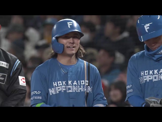 【10回表】延長で勝ち越し!! ファイターズ・上川畑大悟 チャンスでセンター前へのタイムリー!! 2025年3月29日 埼玉西武ライオンズ 対 北海道日本ハムファイターズ