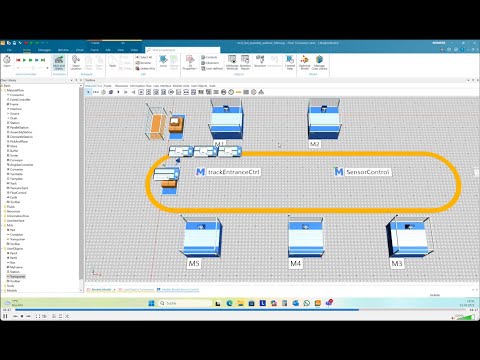 Tecnomatix Plant Simulation Tutorial: Energy simulation of transporters through battery management.