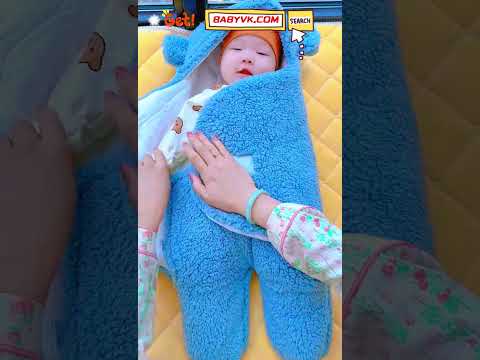 Baby Swaddle Wrap Sleeping Bag: Easy to Use, No More Loose Blankets，All-in-One Swaddle  #Baby