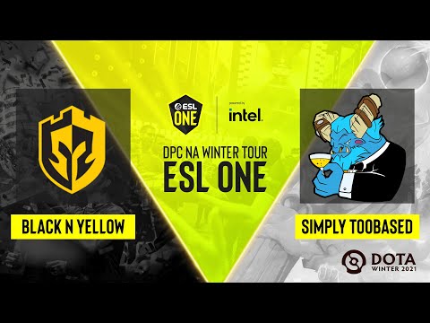 Dota2 - simply TOOBASED vs. Black N Yellow - Game 2 - DPC NA Winter Tour - ESL One - part 2