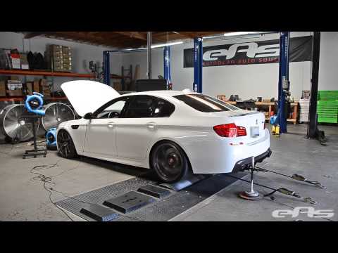 BMW F10 M5 - Akrapovic Evolution Exhaust & AMS Catless Downpipe Dyno
