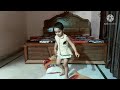 Cute Girl Jumping From The Bed