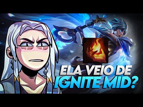 RIVEN MID IGNITE SO PARA GANHAR DE YONE?? - League of Legends