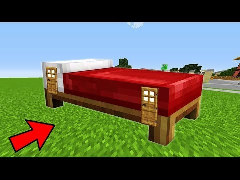 COME VIVERE DENTRO un LETTO su MINECRAFT! ITA (COME VIVERE IN UN LETTO)