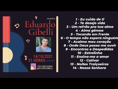 LIVE MUSICAL - CANÇÕES - 14/10/21 - EDUARDO GIBELLI
