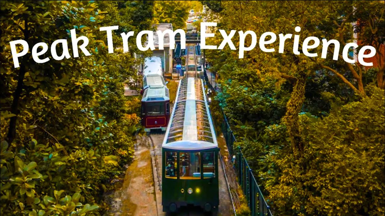 Watch the scenic ride on Hong Kong’s famous Peak Tram up Victoria Peak