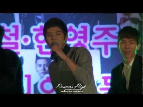 [Fancam] 121027 ZE:A Dongjun - Mazeltov (동해 셀럽마케팅 재능기부콘서트)