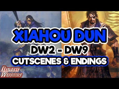 Xiahou Dun ALL Cutscenes & Endings - Dynasty Warriors - 4K 60 FPS