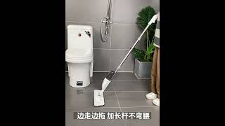 Mop s rozprašovačom 3x poťah, biely šedý