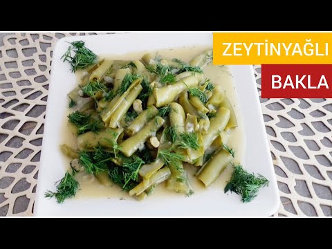 Zeytinyağlı Bakla Yemeği | Zeytinyağlı Bakla Yemeği Nasıl Yapılır?  Girit Usulü Zeytinyağlı Bakla
