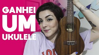Video thumbnail for UNBOXING DO MEU PRIMEIRO UKULELE (Shelby su23t - Concert)| Diário de um ukulele #1 by Gê Medeiros