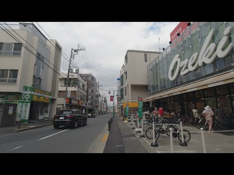 4K Walking around Kaminoge Station in Tokyo