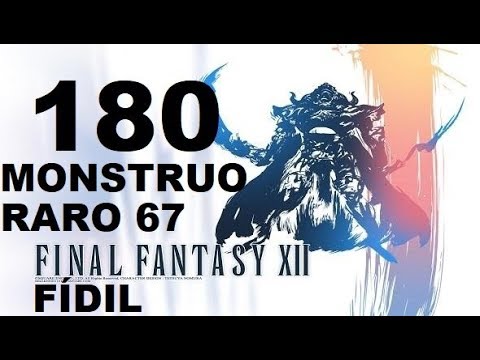 FINAL FANTASY XII parte 180 FÍDIL/FIDELIANT (monstruo raro 67 de 80)