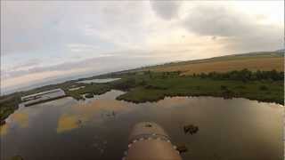 preview picture of video 'Easy Star II - Multiplex - Flight near Balatonöszöd with GoProHero camera by rcskyliner'
