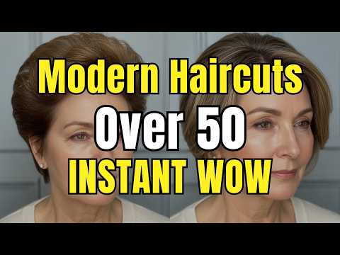 Modern ELEGANT Haircuts for Women Over 50 That TURN HEADS Instantly