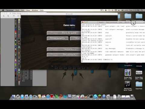 Mac - How to Use The Multiplayer Commands For Minecraft 1.2.5