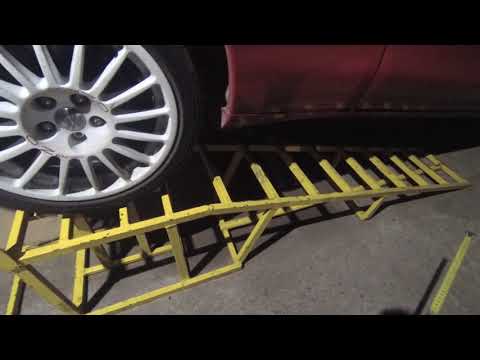 Najazdy samochodowe - tani sposób na podniesienie samochodu.