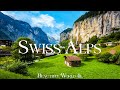 Swiss Alps 4K Nature Relaxation Film Calming Piano Music Amazing Nature
