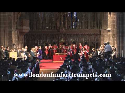 God Save the Queen - Gordon Jacob Fanfare & Descant - London Fanfare Trumpets
