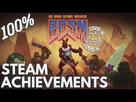 [STEAM] 100% Achievement Gameplay: BDSM: Big Drunk Satanic Massacre Demo