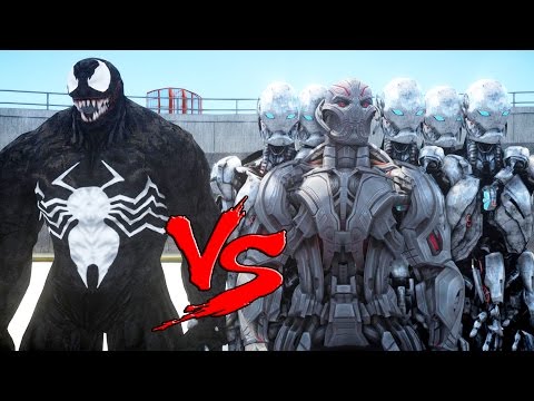 VENOM VS ULTRON - EPIC BATTLE