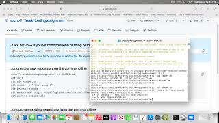 Creating a repo and pushing it to GitHub on a Mac