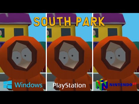 South Park [1998] PC vs PS1 vs Nintendo 64 (Graphics Comparison)