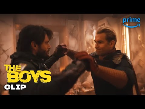 Homelander vs. Butcher and Soldier Boy | The Boys Clip | Prime Video