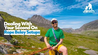 Climbing How To: Rope belays and what to do with your second? Inc. block leading chat.