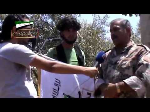 لقاء مع قائد الفرقة 99 مشاة العقيد الركن ياسين العلوش والحديث عن القوات المتواجدة في مدينة درعا والاسلحة التي يستخدمها النضام ضمن معركة عاصفة الجنوب