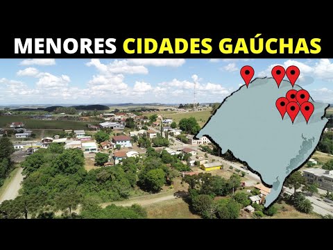 10 CIDADES EXTREMAMENTE PEQUENAS NO RIO GRANDE DO SUL