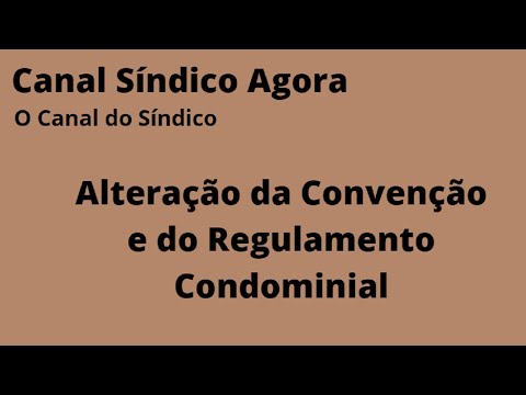 Alteração da Convenção e do Regimento