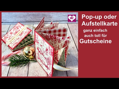 How to make an X-fold card – explained simply, step by step.