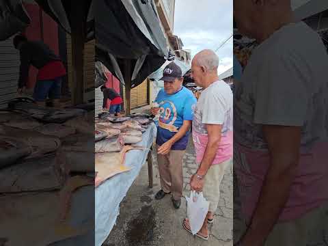 Comércio de peixes na feira livre em Iguaí-Ba