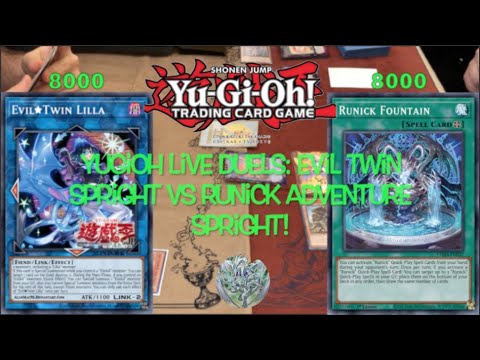 Yu-Gi-Oh! Live Duels: Evil Twin Spright vs Runick Adventure Spright | November 2022 | Locals!