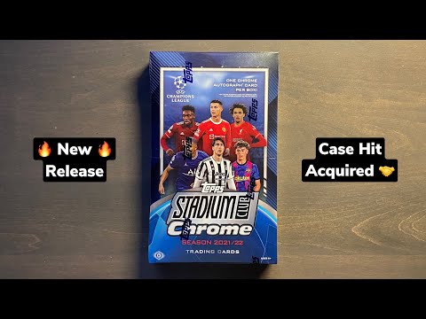 2021/22 Topps Stadium Club Chrome UEFA Champions League Hobby Box - Beam Team Baby!