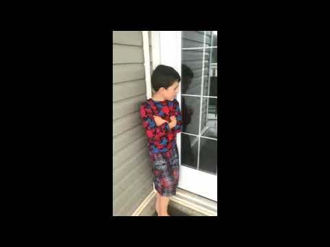 Mom and Son Witness Lightning Strike Tree in Their Yard, Son Cries Hysterically