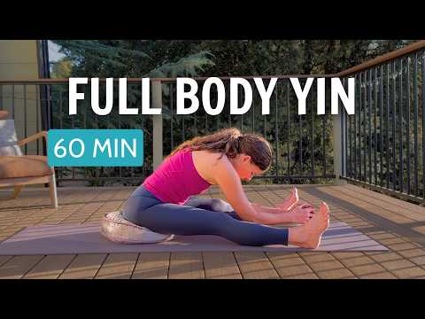 60 Min Yin Yoga Class | Deep Stretch For Fascia Release & Relaxation