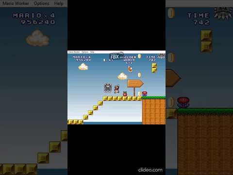 MWR:Mario kills a Koopa & he takes the checkpoint vid 27. #shorts #mario #koopa #thwomp #checkpoint