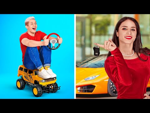 STUDENTI RICCHI VS NORMALI || Ragazza Ricca contro Ragazza Povera a Scuola su 123 GO!