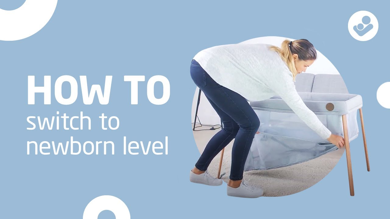 How to switch to newborn level Maxi-Cosi Iris 2-in-1 Compact Travel Cot