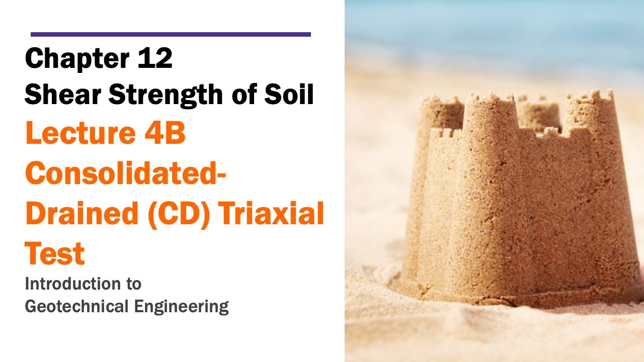Chapter 12 Shear Strength of Soil - Lecture 4B Consolidated-Drained Triaxial Test