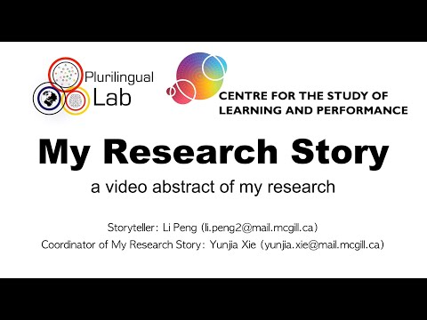 My Research Story - Li Peng